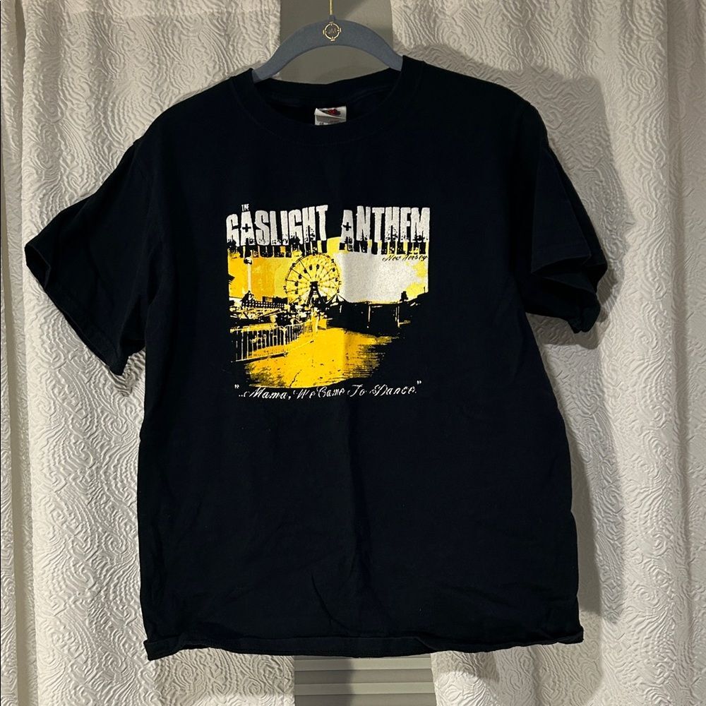 Rare The Gaslight Anthem Black Tee Mama We Came To Dance Ferris Wheel